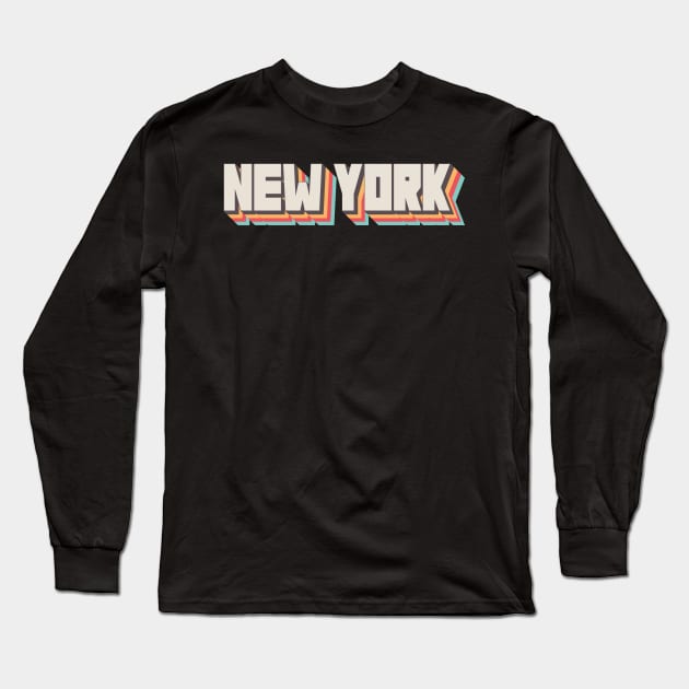 New York Long Sleeve T-Shirt by n23tees